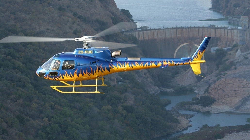 Airbus H125b3 ZS-RUG at Hartbeespoort Dam
